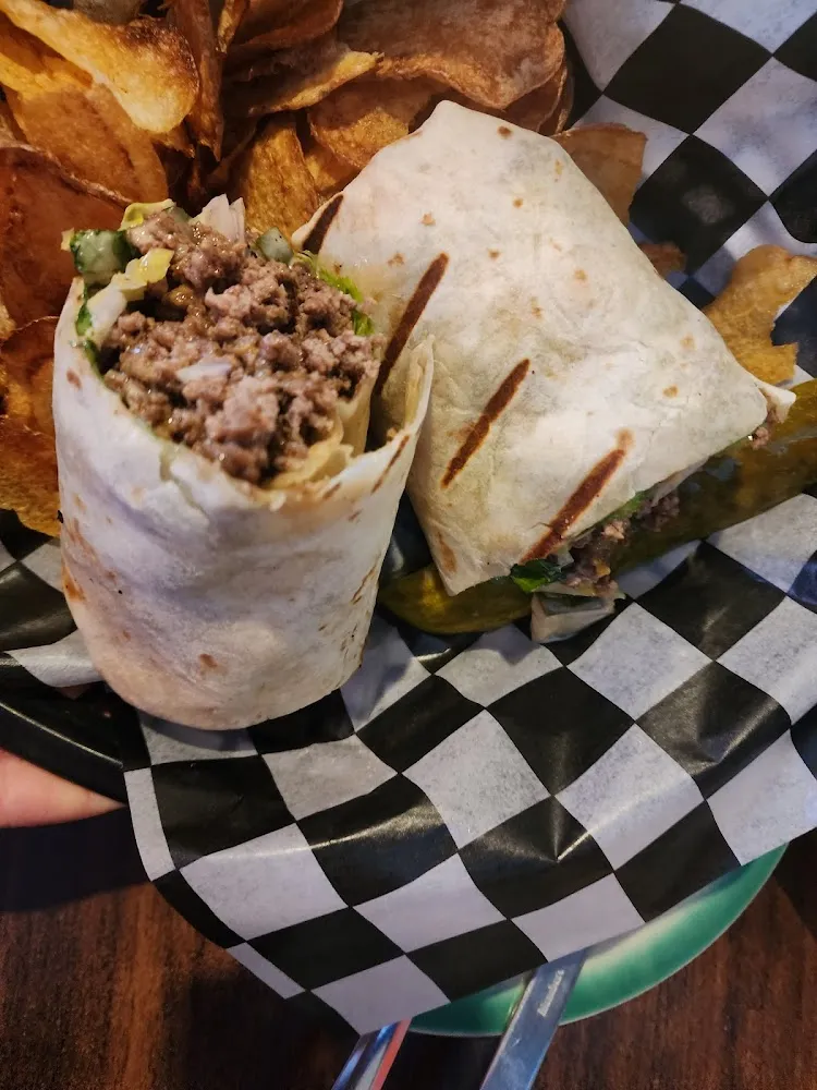Cheese Burger Wrap